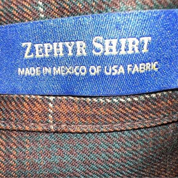 NWOT PENDLETON ZEPHYR 100% Wool Button Down Shirt w/Long Sleeves. Size Medium - Picture 2 of 7
